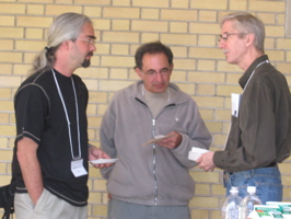 left to right: Andrew Lewis, Ron Hirschorn, Bruce Francis